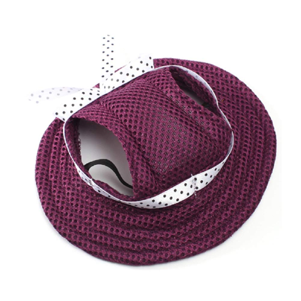 sun hat with hole on top