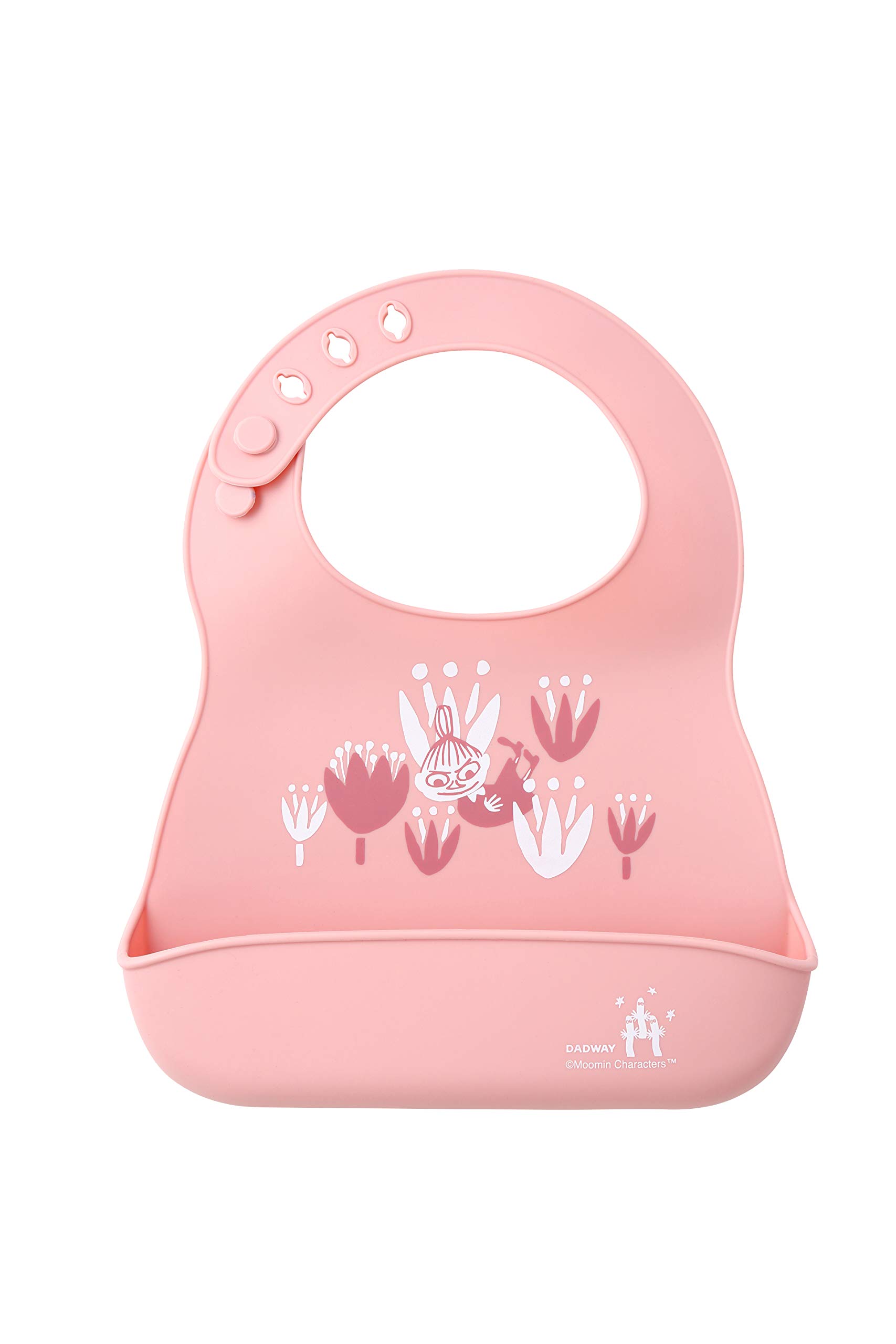 DADWAY MOOMIN BABY ムーミンベビー シリコーンビブ リトルミイ/ピンク BBMB0051130商品画像
