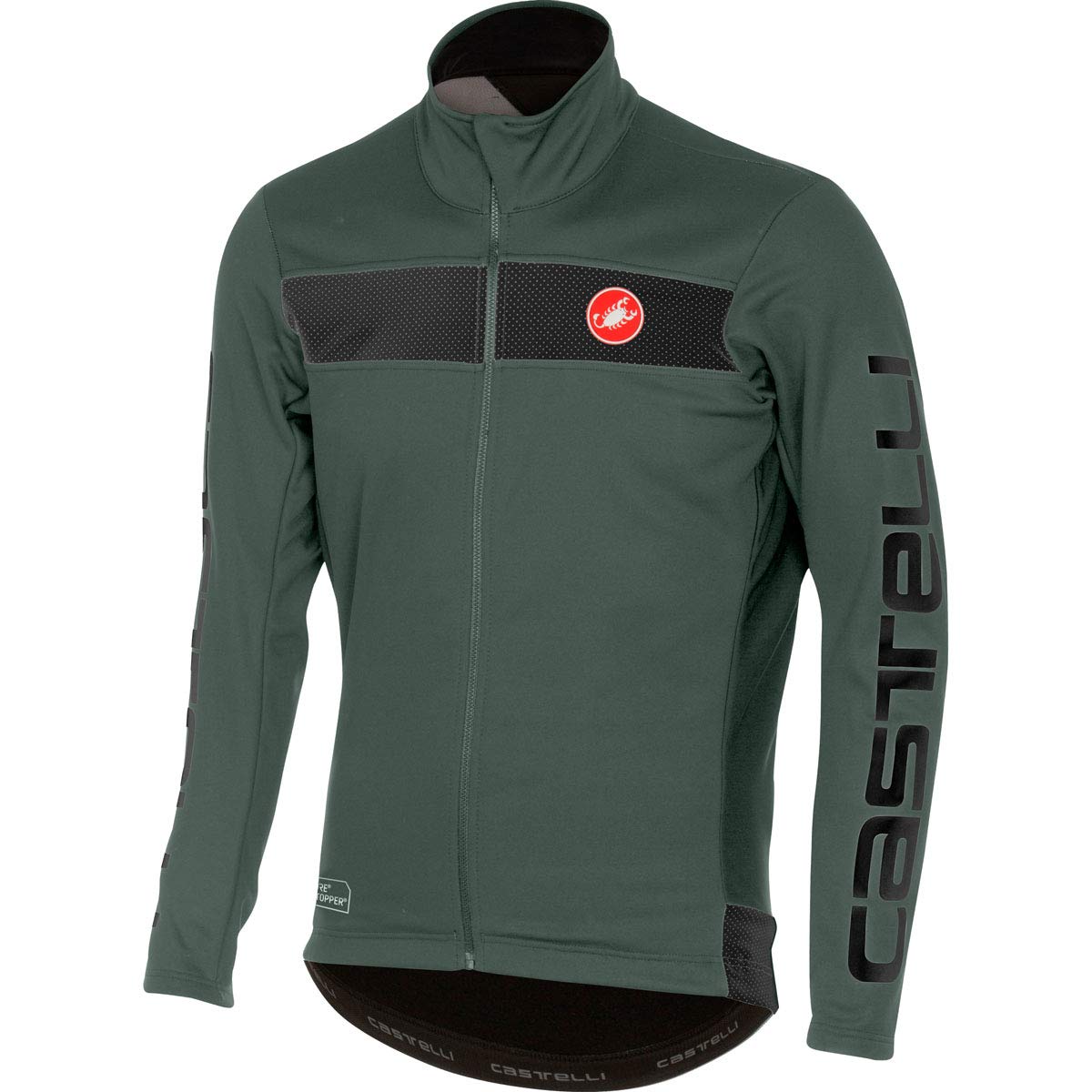 Medium Gray サイクリングジャケット B メンズ Castelli B07gppp1lf Raddoppia 16 17 Forest ジャケット 低価格で大人気の