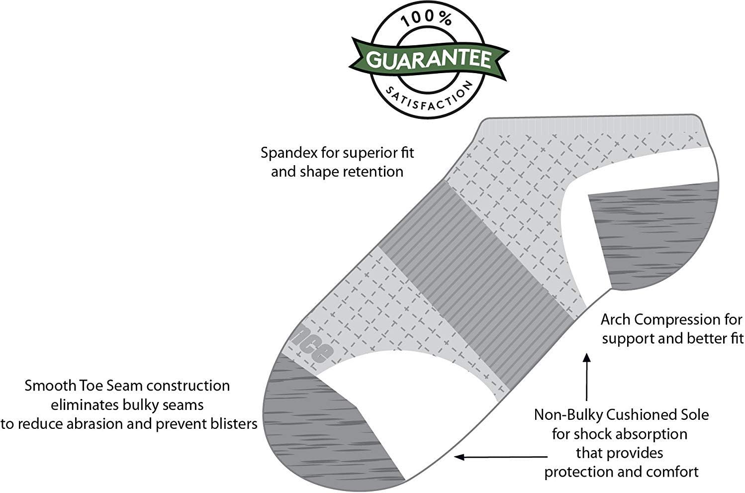 Prince Boys' Low Cut Athletic Socks with Cushion for Active Kids: Clothing