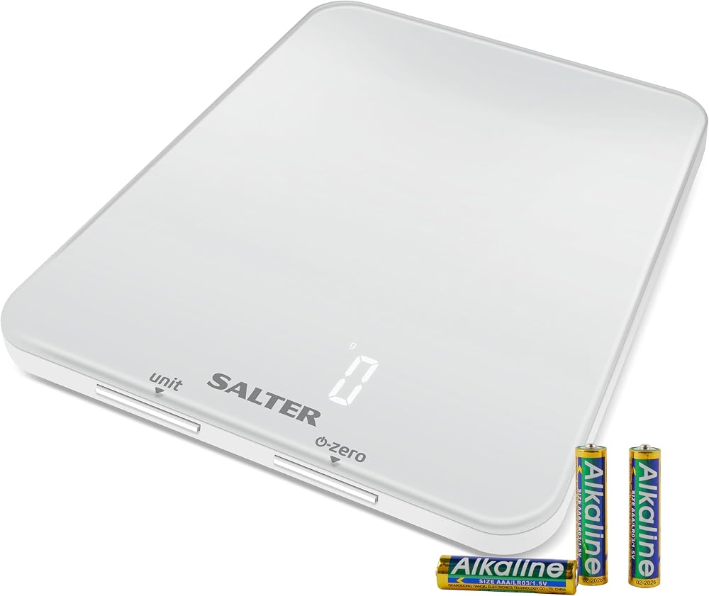 Salter 1180 Ghost Electronic Kitchen Scale 5 kg Aquatronic Add & Weigh