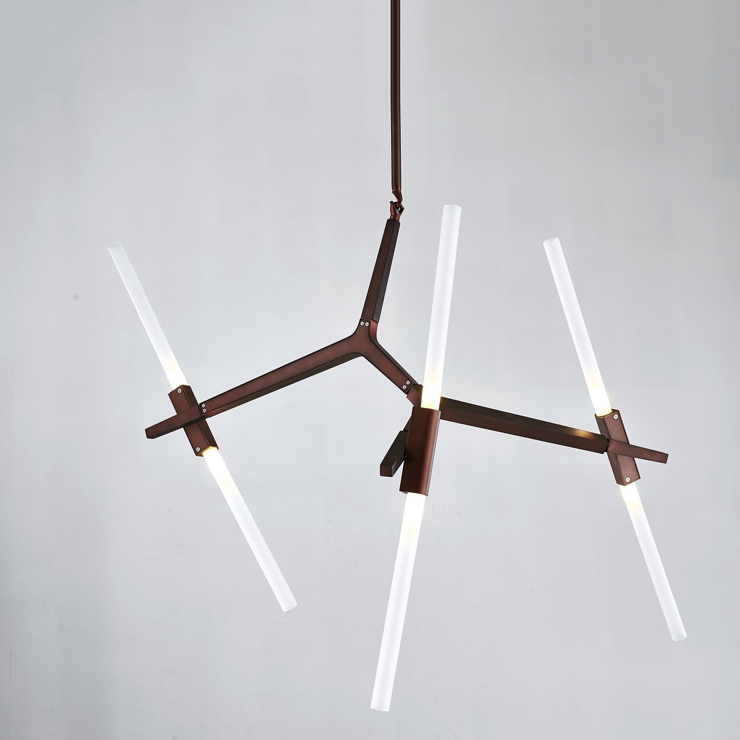 CEENWE Astral Agnes Chandelier (6 Lights, Bronze)