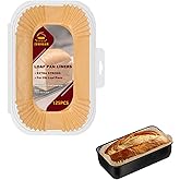 Loaf Pan Liners, 125PCS Parchment Paper Loaf Breads Liners for Baking Bread 9x5, Non-Stick Disposable Bread Pan Liner for Bak