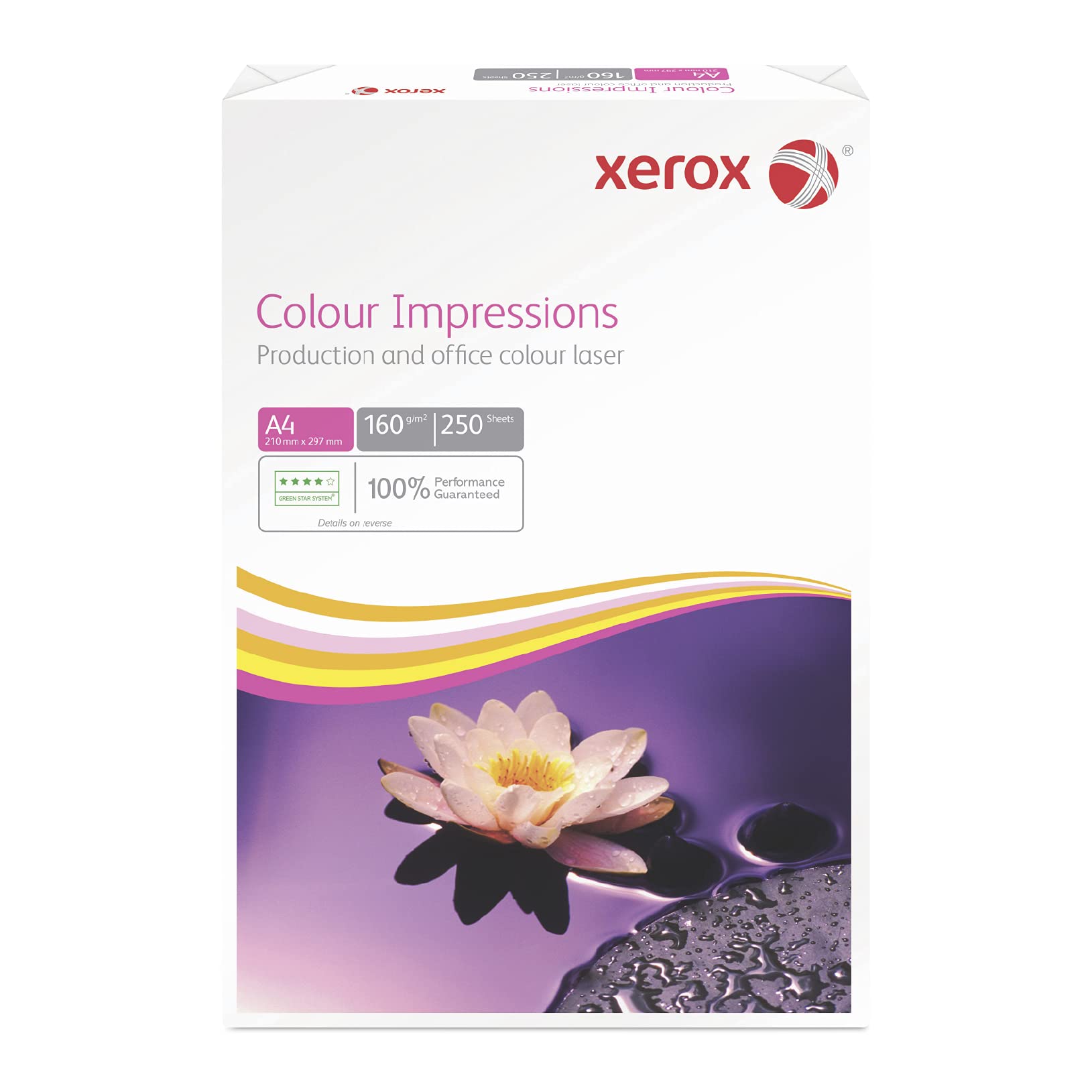 Xerox Colour Impressions 003R98007 Premium Colour Laser Printer Paper for Colour Laser and Inkjet Printers DIN A4 160 g/m² 250 Sheets White