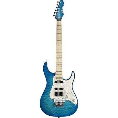 E-Ⅱ ST-1 E-II ST-1 QM Guitarra Eléctica en Interruptor Azul Costa Rica | Ubuy