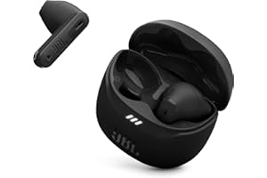 JBL Tune Flex 2 - True Wireless Noise Cancelling Earbuds Spatial Sound and Smart Ambient Technology, 6 mics for Perfect Calls, up to 48Hrs of Playback, IP54 Dust & Water Resistant (Black)