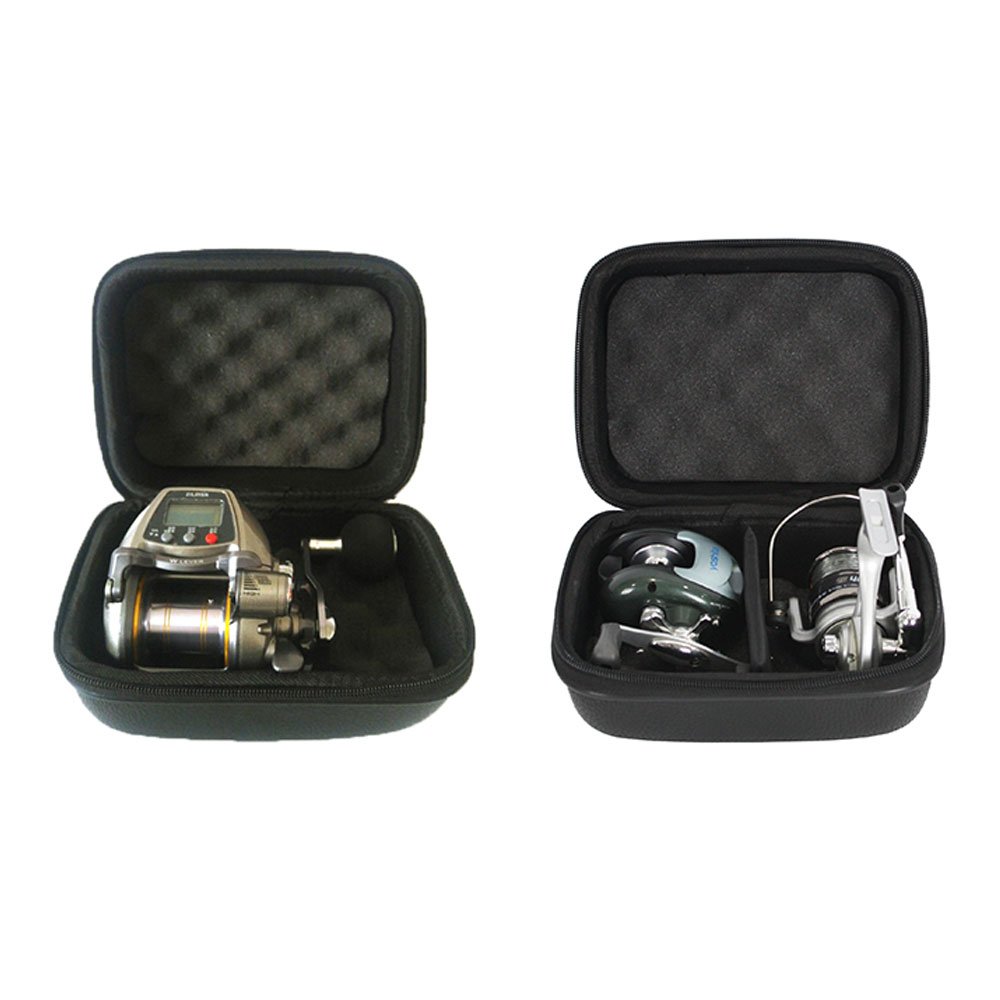 2 Ok B0772qv95g Tackle St21釣りリールスポンジハードケースポーチバッグ Fly Casting Spinning タックルバッグ 可愛いクリスマスツリーやギフトが