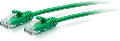 C2G 0.9M CAT6A Slim Flexible Ethernet Cable 10Gbps Green Router Modem Gaming