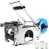 Zyphor Upgrade Semi-Automatic Round Bottle Labeling Machine | 20&ndash;50 Labels/Min, Adjustable Pressure Bar, Stainless Steel Construction, Precise Label Alignment, For Small/Medium Businesses