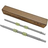 2026 Upgraded Feed Roller Kit with Iron Shaft, Compatible with Fujitsu Fi-6130 Fi-6130Z Fi-6140 Fi-6140Z Fi-6230 Fi-6230Z Fi-6240 Fi-6240Z Fi-6125 Fi-6225 etc, Parts Number: PA03540-Y075 (2PCS)