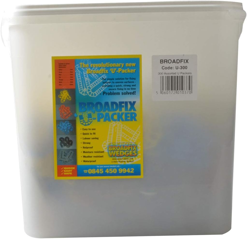 Broadfix BFXU300 U Packer Mixed Tub 300, Brown, 300 pieces - Image 4