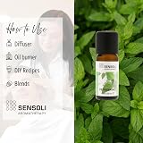SENSOLI Peppermint Essential Oil 10ml 100% Pure Amber Bottle Dropper view 6