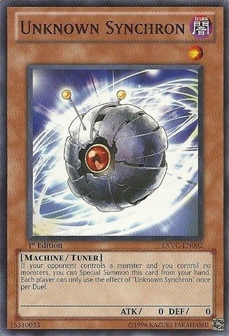Yu-Gi-Oh! - Unknown Synchron (EXVC-EN002) - Extreme Victory - 1st Edition - Common