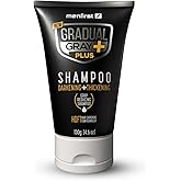 MENFIRST - Gradual Gray PLUS Shampoo - Darkening + Thickening - Hair Dye Shampoo, Intense Pigment, Gray Coverage, Natural Finish, Easy 3-Min Application, 4.6 oz