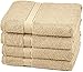 Amazon Brand – Pinzon 4 Piece Egyptian Cotton Bath Towels Set - Driftwood