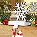 Aytai 3D Snowflake Christmas Stocking Hanger Christmas Decorations for Home, Holiday Xmas Supplies