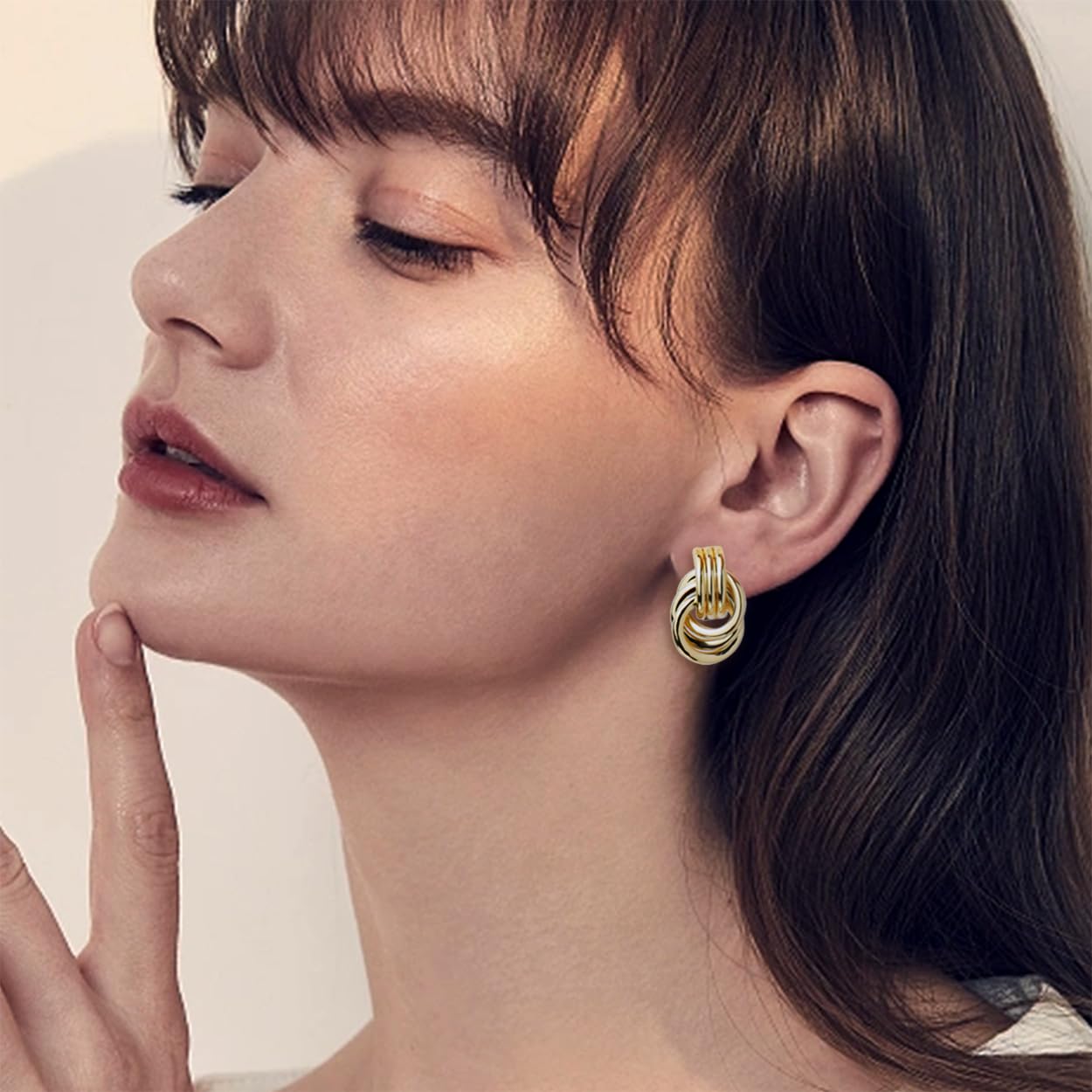 Sonateomber Gold Earrings