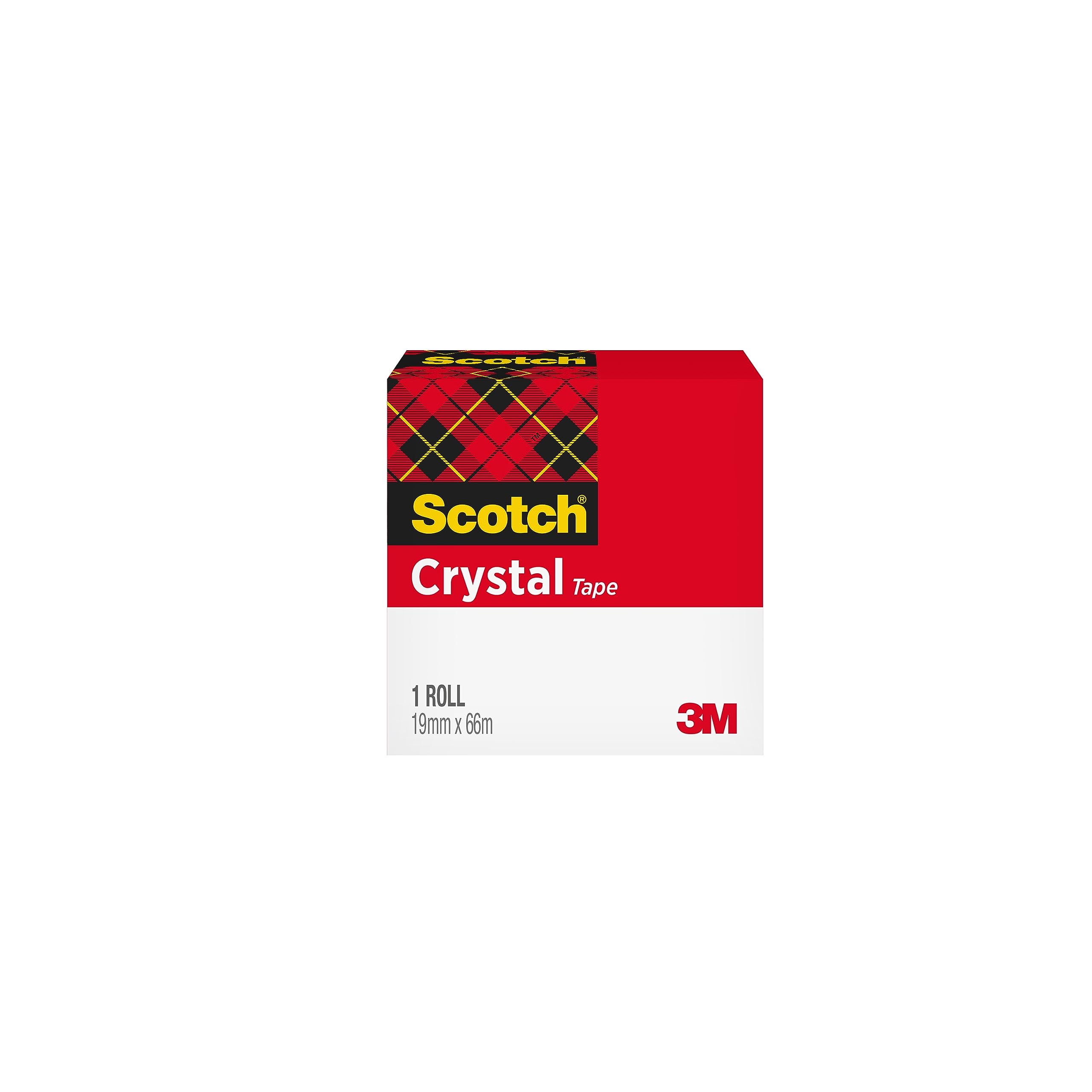 Scotch 6001966 19mm x 66M Crystal Strong Tape