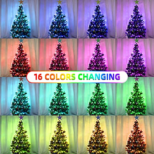 GLODD Multicolored Fairy String Lights Waterproof 16FT 50LEDs String Lights with IR Remote USB Plug 16Colors 5Modes for Bedroom Wedding Christmas Backyard Porch Balcony Party