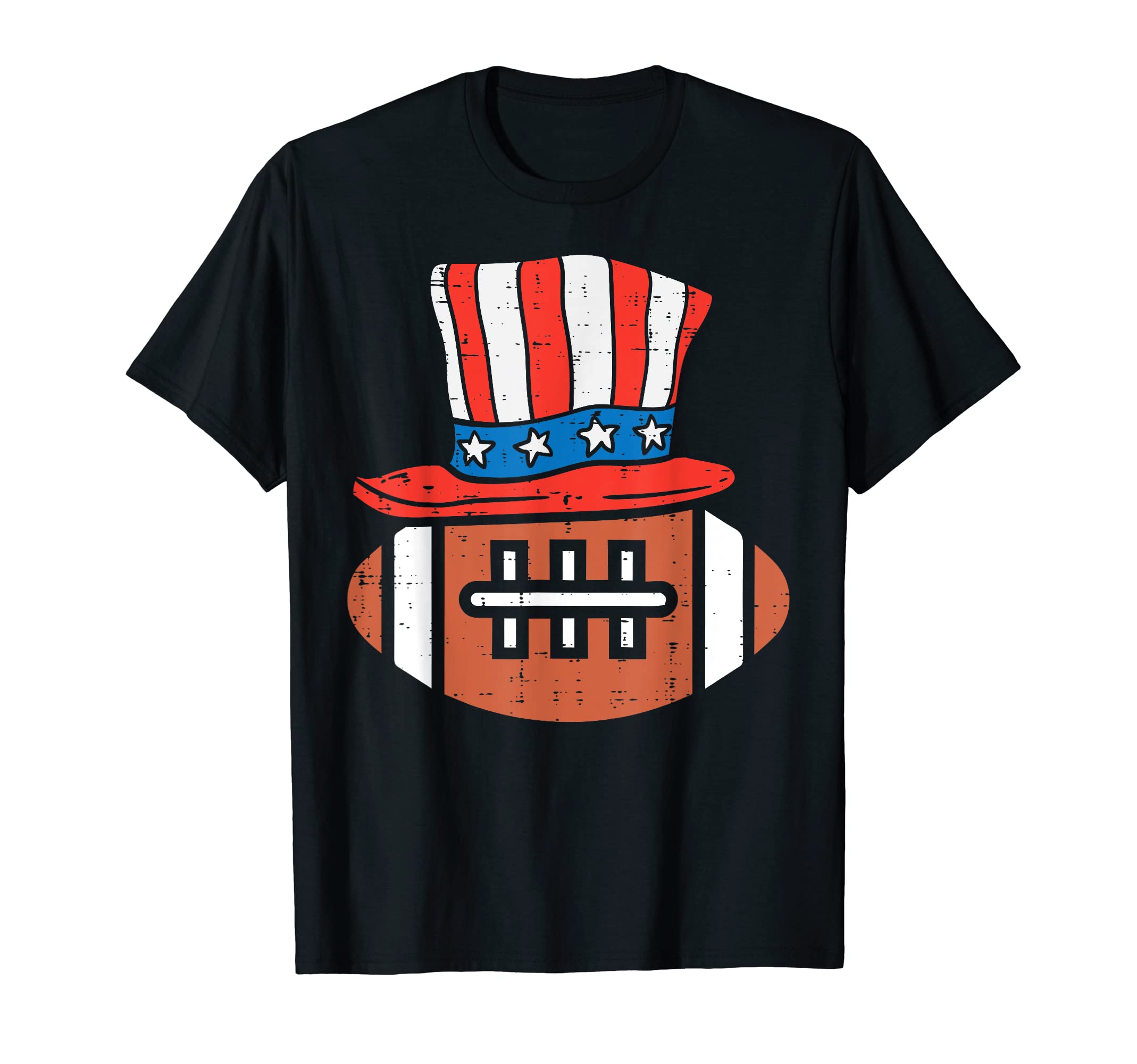 American Football American Flag USA Sport 4th Of July Fourth T-Shirt