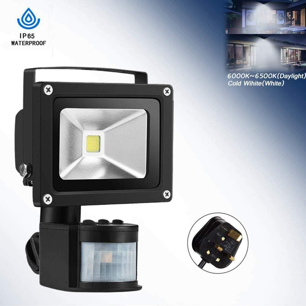 Yangers LED Floodlight 20W with PIR Sensor Outdoor Mains Powered UK Plug - Image 3