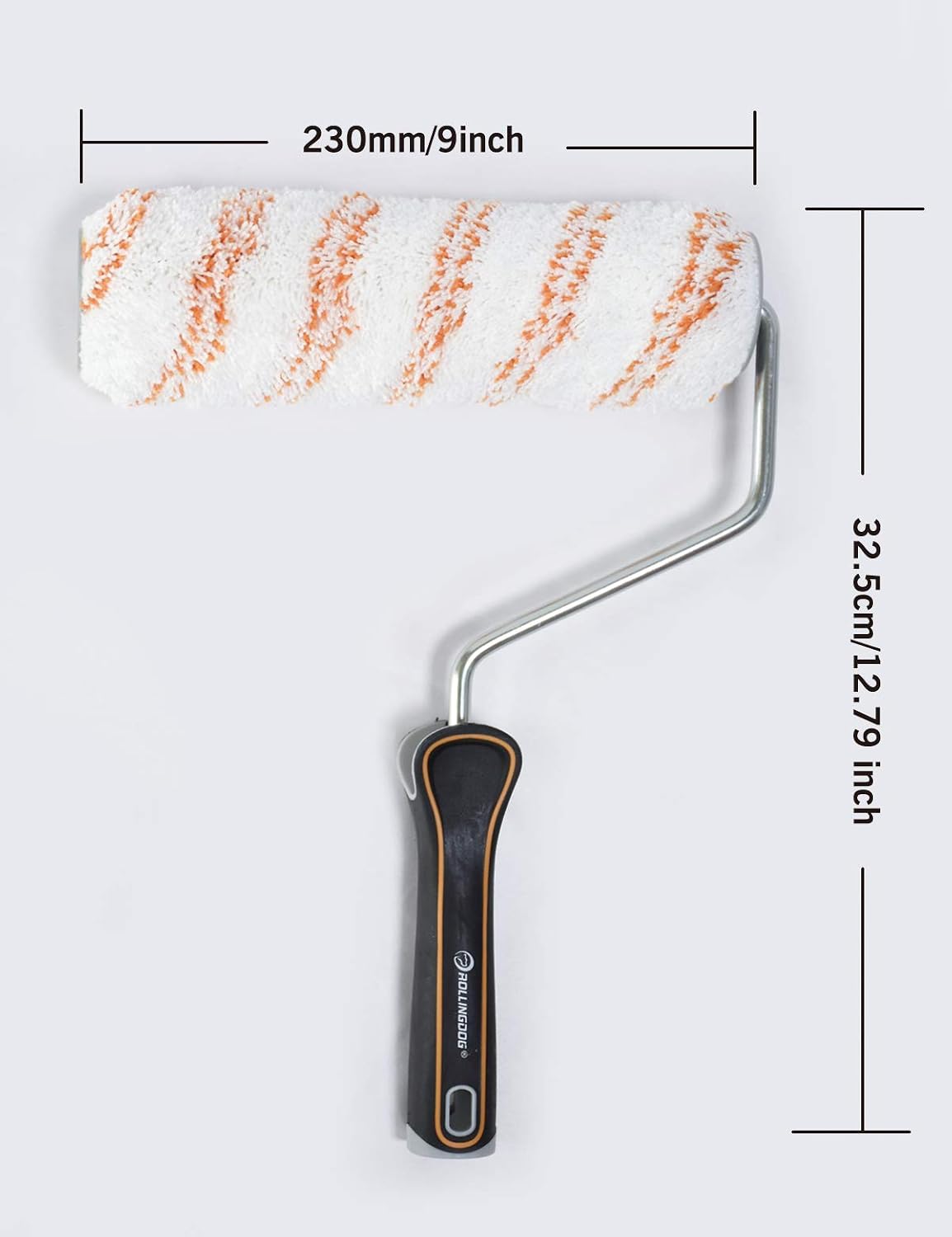ROLLINGDOG 9 inch Paint Roller Set, 3PCS Lint Free Microfiber Roller Cover Sleeves - Image 3