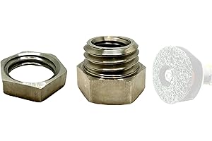 SuperGrindz Universal Strip Disc Conversion Kit for Wagner PaintEater - Pro-Graad Adapter with Hex Locking Nut - Upgrade for 4.5” x 7/8” Stripping Wheel Compatibility