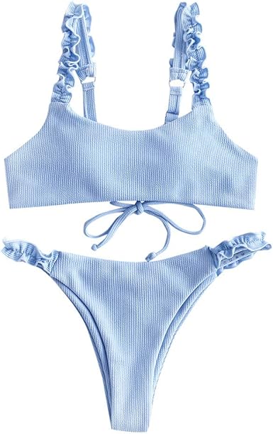 cutout ribbed one shoulder swimsuit