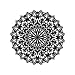 Tattify Large Mandala Temporary Tattoo - Pollinate (Set of 2) - Other Styles Available and Fashionable Temporary Tattoos - Tattoos that are Long Lasting and Waterproof