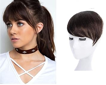 Morges Side Clip On Fringe Bangs 100 Human Hair Extensions For