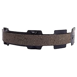 TRQ Rear Parking Brake Shoe Set Compatible with