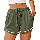 Ekouaer Pajama Shorts for Women 2026 Soft Sleep Shorts Casual Lounge Pants Comfy Pj Pants with Pockets