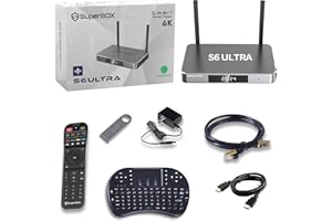 FYBRNET Latest S6 Ultra Super TV Box, 4K 4GB RAM 128GB ROM Android 12.0 Ethernet, WiFi 5,S6 Ultra S6 MAX Blue TV Box