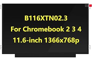 YOUYUANLTD B116XTN02.3 LCD Screen Replacement for Samsung ChromeBook 2 3 4 XE310XBA XE500C12 XE500C13 XE501C13, HD 1366x768, LED Display (B116XTN02.3)