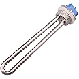 DERNORD 24V 600W Heating Element Submersible Water Heater Element Stainless Steel Immersion Heater with 1 Inch NPT Fitting
