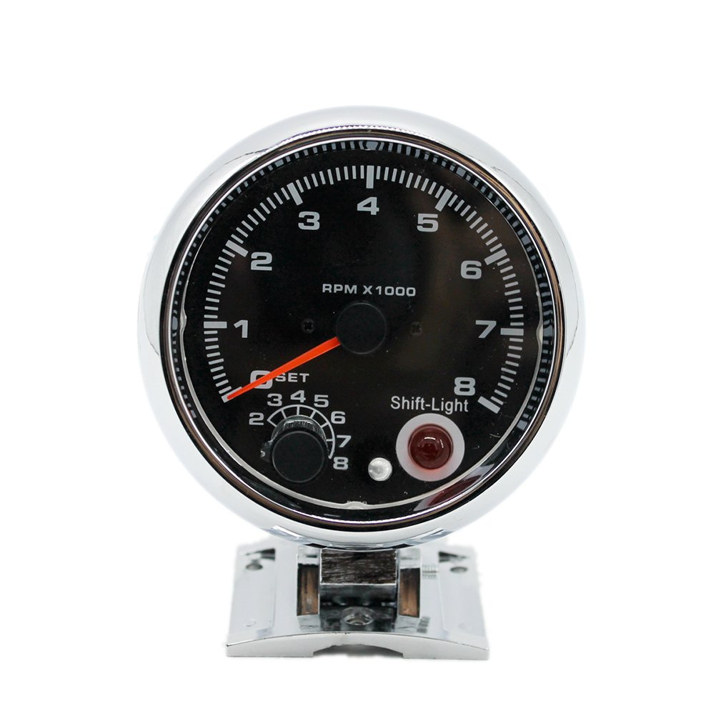 Amazon.com: WINOMO 12V Digital Tachometer Gauge 95mm Dial Red Light