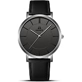 LN LENQIN Mens Watches Waterproof Stainless Steel Watch for Men | Analog Quartz Watch for Men Fashion Business Designer Mens Wristwatch with Date Luminous