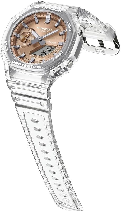 G-Shock - Reloj Blanco multifunción para Hombre, Moderno, cód. GA-2100BM-7A5ER