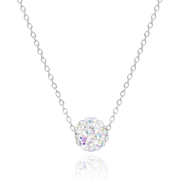 Amazon.com: CIShop S925 Sterling Silver Chain Full Diamond