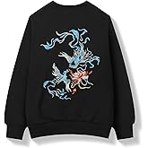 Niepce Inc Japanese Streetwear Men's Embroidered Graphic Crewneck Sweatshirt