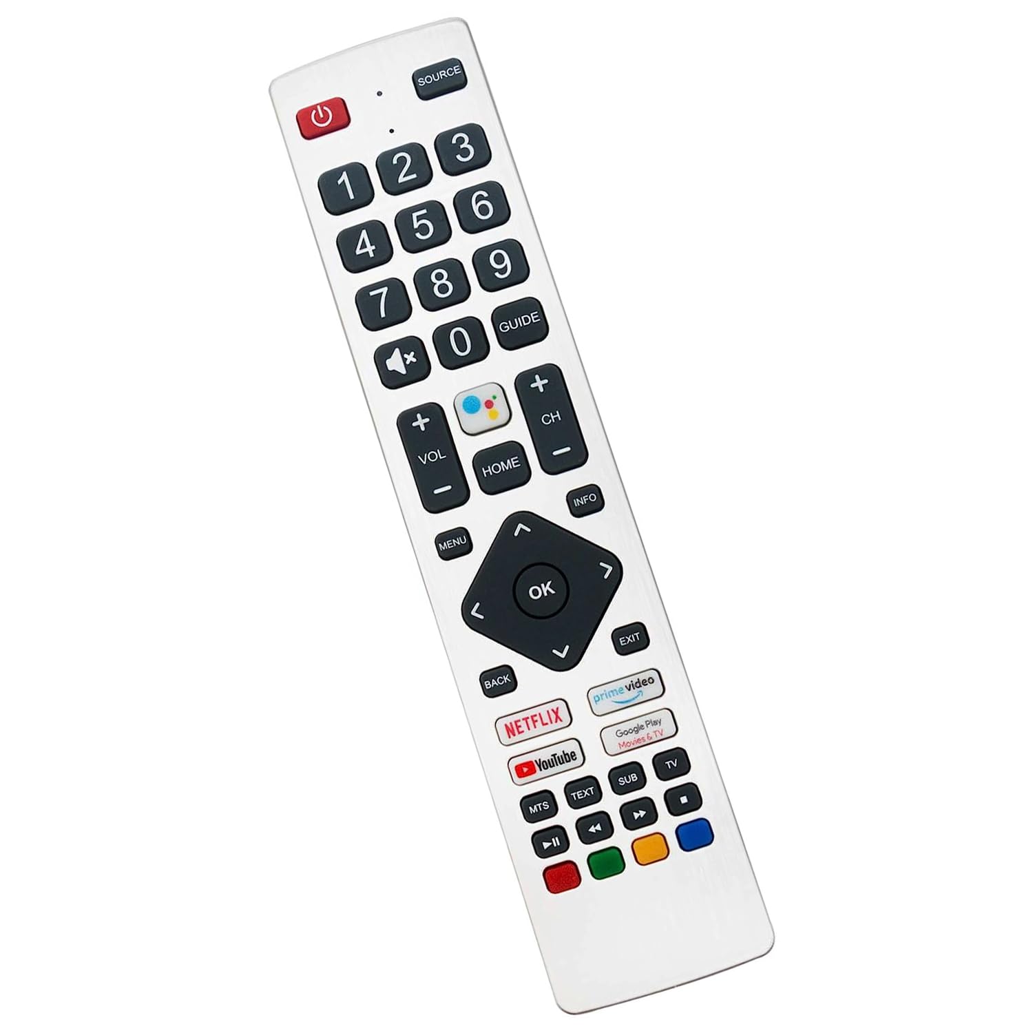 AULCMEET Replacement Remote SHWRMC0137N Fit for 4K ULTRA HD ANDROID TV 50EP6EA 50EP4EA 75EQ4KA 65EQ4KA 55EQ4KA 50EQ4KA 75EQ3KA 65EQ3KA 55EQ3KA 50EQ3KA 65FN4KA 55FN4KA 50FN4KA 65FN2KA 55FN2KA 50FN2KA