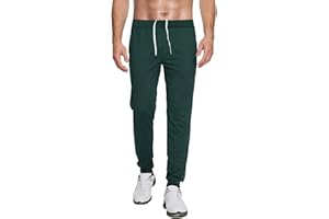 M MAELREG Mens Sweatpants with Zipper Pockets Moisture Wicking Workout Training Running Golf Athletic Track Pants Mens Jogger