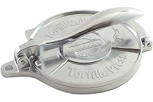 Norpro 1068 Tortilla Press, 8-Inch, Silver