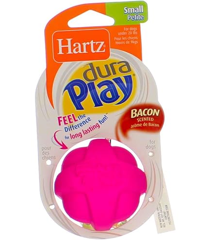 Hartz Dura Play Hundespielzeug – Aus Naturlatex, Mit Speckduft, Schwimmfähig, Mit Quietscher