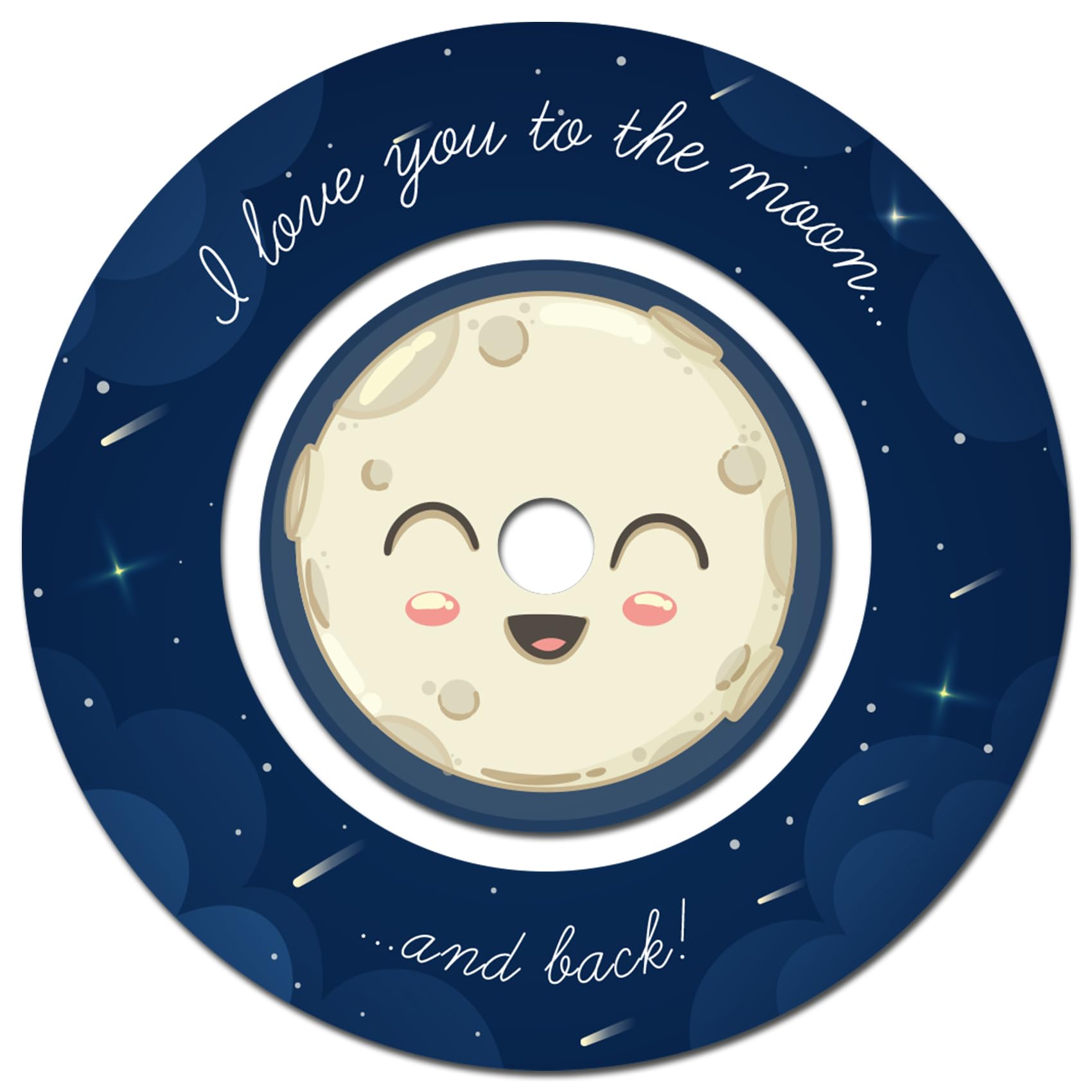 yabaduu Protective Film for Tonie Charging Station, 2 Pack, No. 8 to the Moon, Self-Adhesive, Designed ('No. 8 to the Moon'), Perfect Fit, Child-Friendly, Unisex-Kids