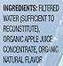 R.W. Knudsen Family Sensible Sippers Organic Apple Juice Box, 33.84 Fl Oz 8 count (Pack of 5)
