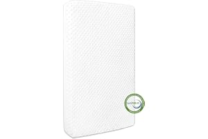 YENING Mini Crib Mattress Pad for Mini Crib 38" x 24" x 2" Breathable Memory Foam Matress