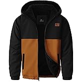 ZITY Boys Fleece Jacket Sherpa Lined Hoodie Zip Up Sweatshirts Windproof Outerwear Warm Autumn Winter Coat 6-15 Years