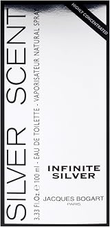 Jacques Bogart Silver Scent Infinite Silver For Men EDT Spray 3.33 oz view 5