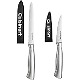 Cuisinart 2-Piece Utility Pairing Stainless Steel Knife Set, includes 5.5" Serrated Utility and 3.5" Pairing Knife